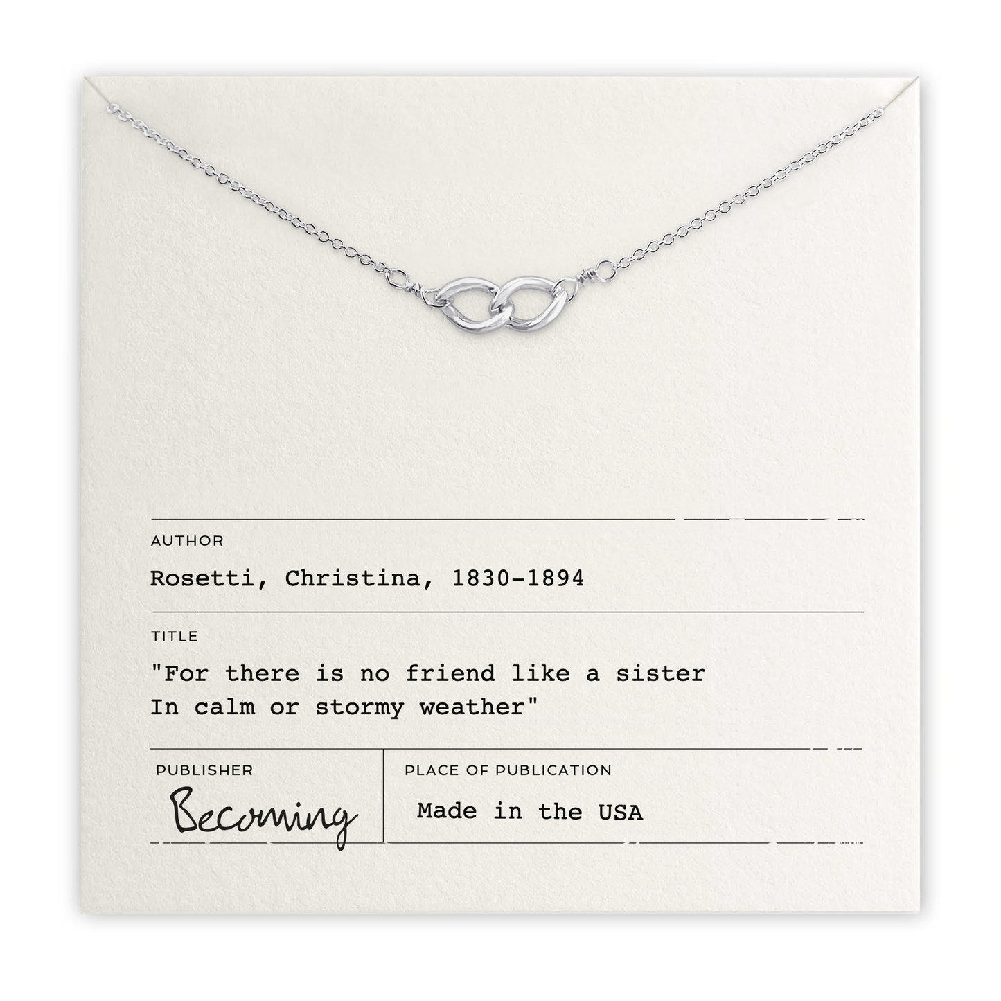Sisters Links Necklace