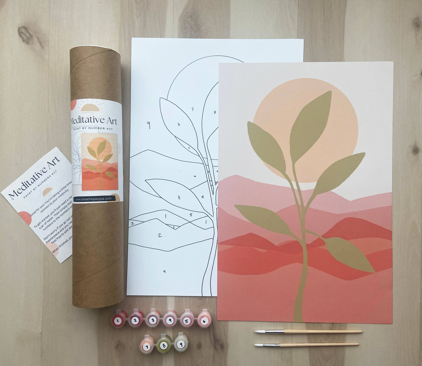 Desert Sunset Paint by Number Kit