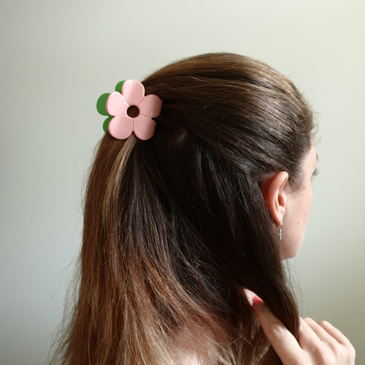 Hanami Cellulose Acetate Flower Hair Claw Clips
