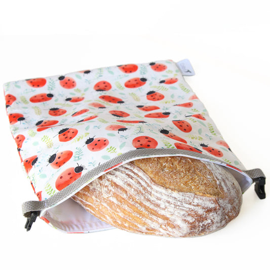 Reusable Bread Bag - Ladybugs