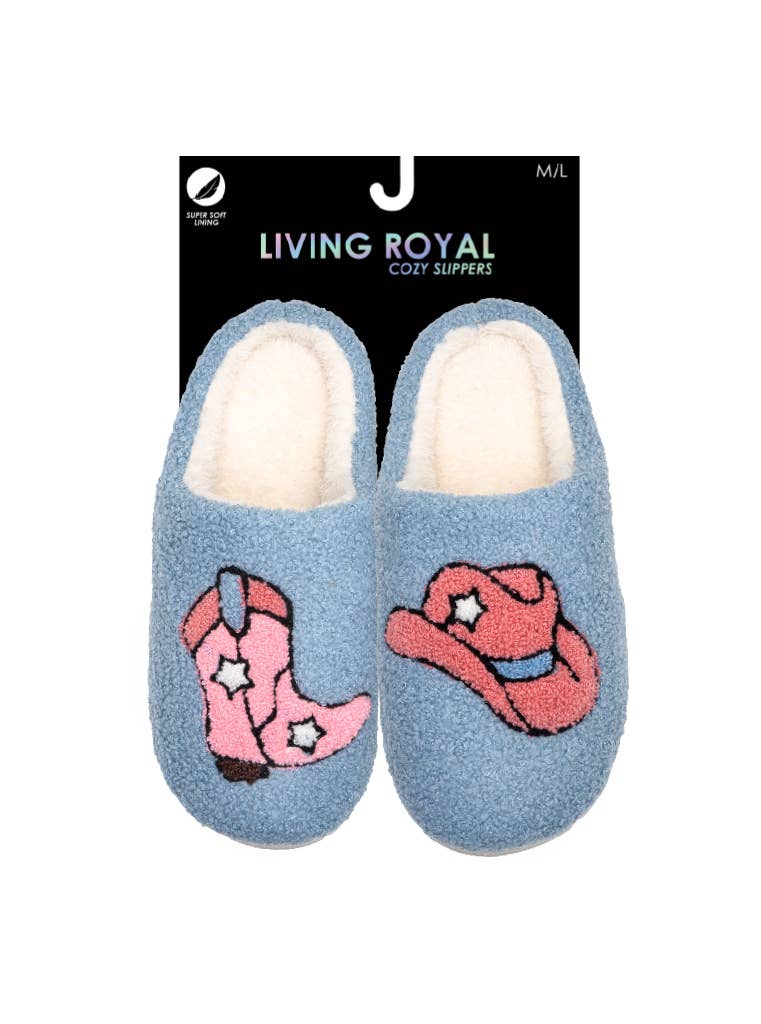 Indoor / Outdoor Slippers - Bolt Eyes Happy Faces - Orange
