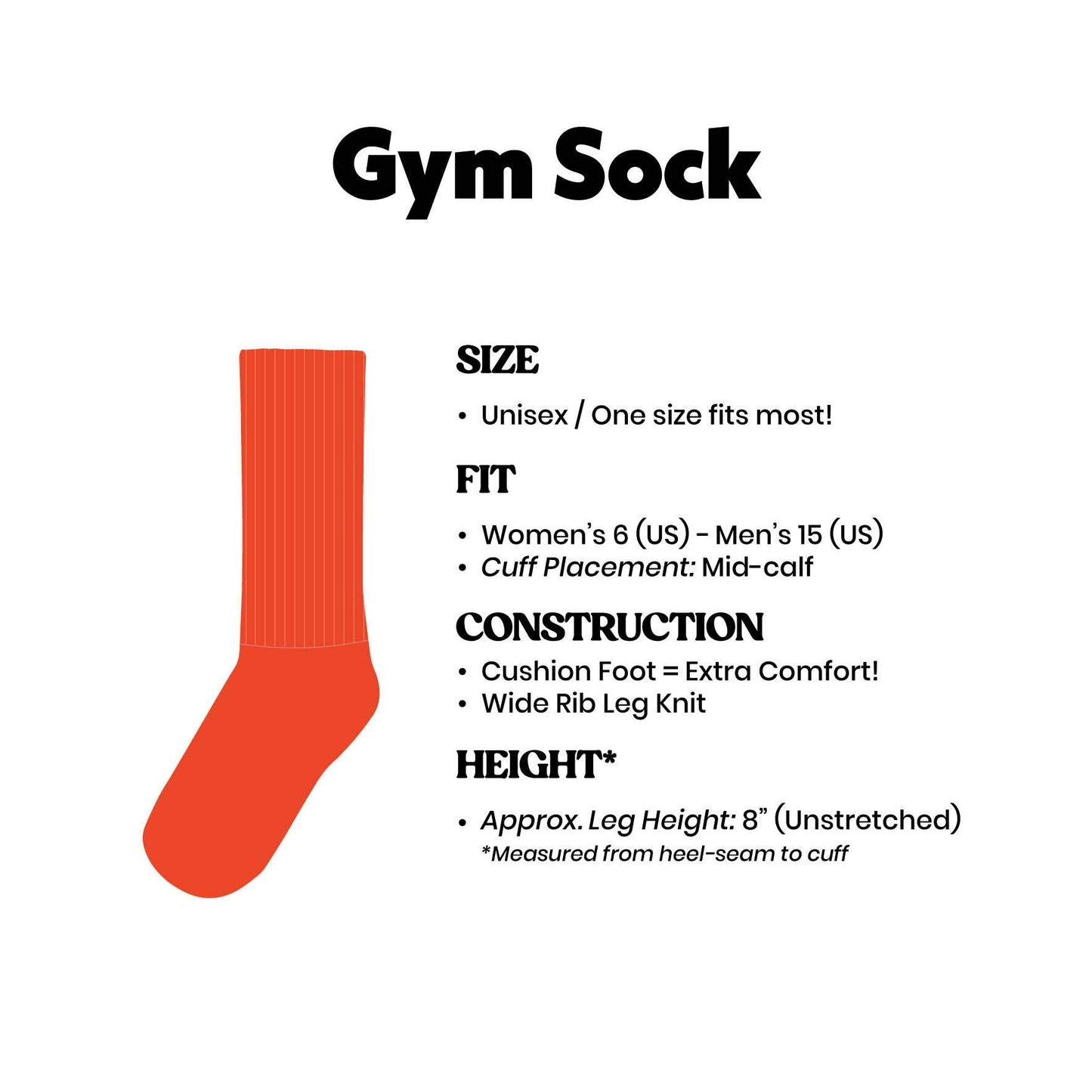 Badass Grandma Gym Crew Socks