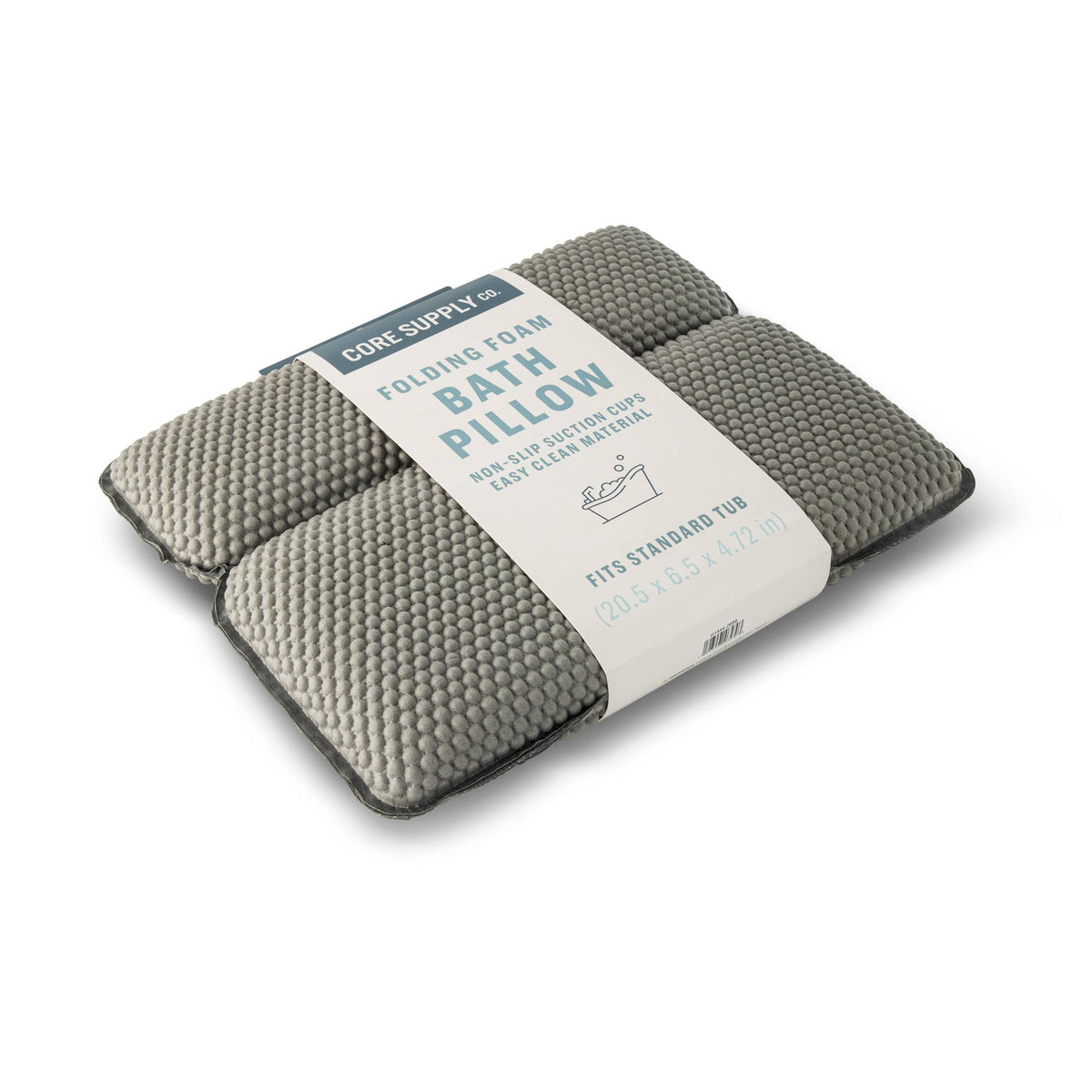 Folding Spa Pillow - Grey