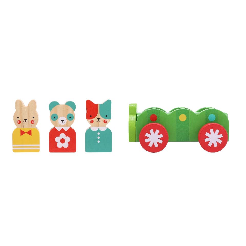 Bug Bus Wooden Play Set