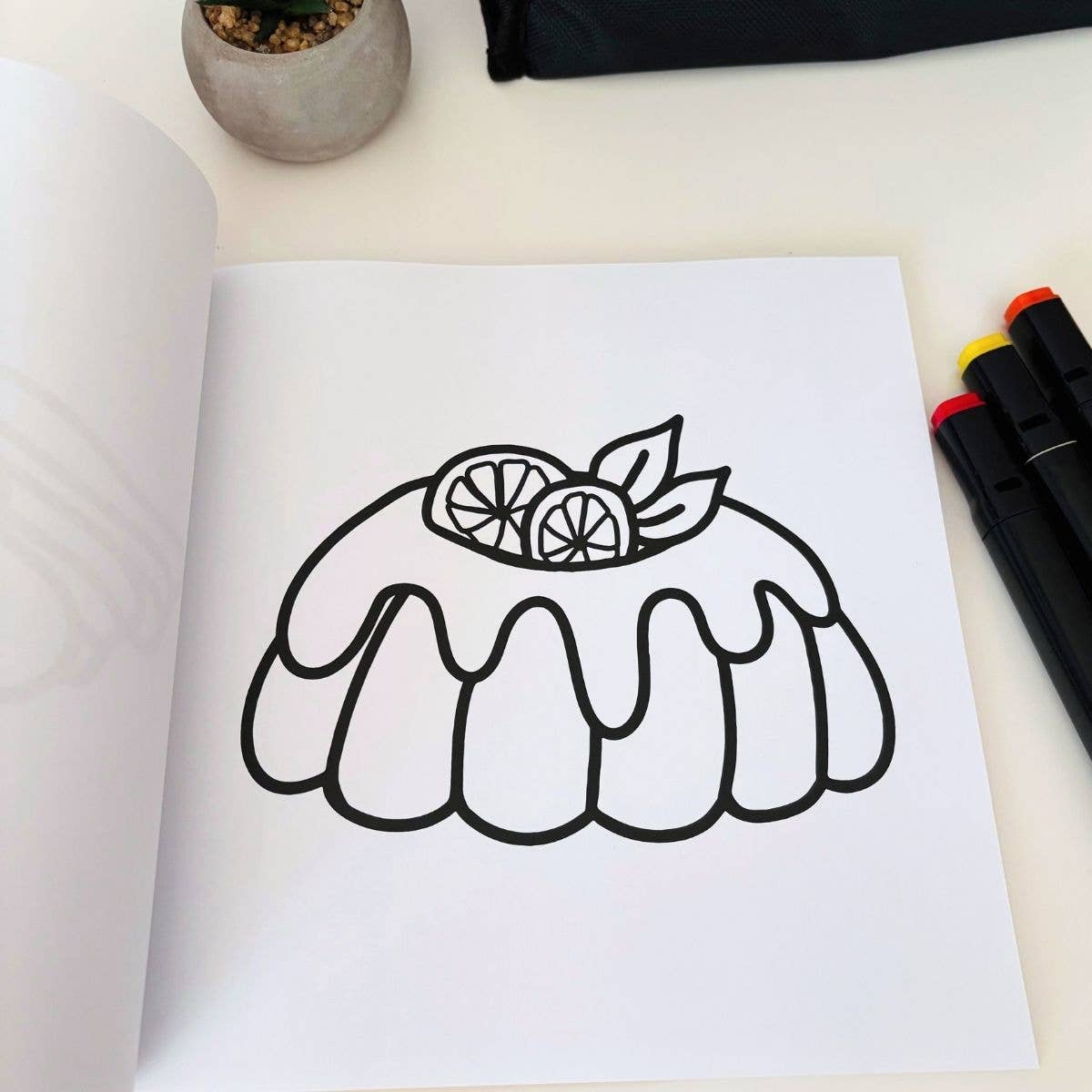 Sweet & Salty Bold & Simple Food Coloring Book