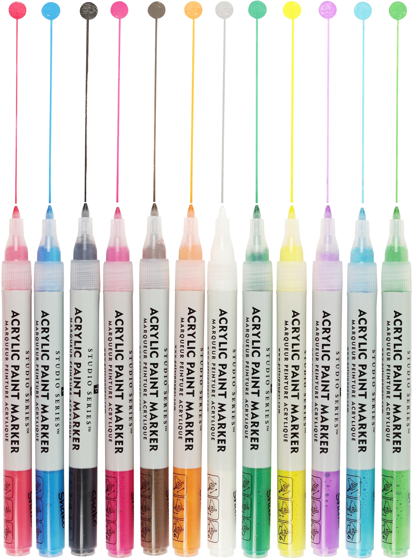 Studio Series Acrylic Paint Markers (Set of 12)