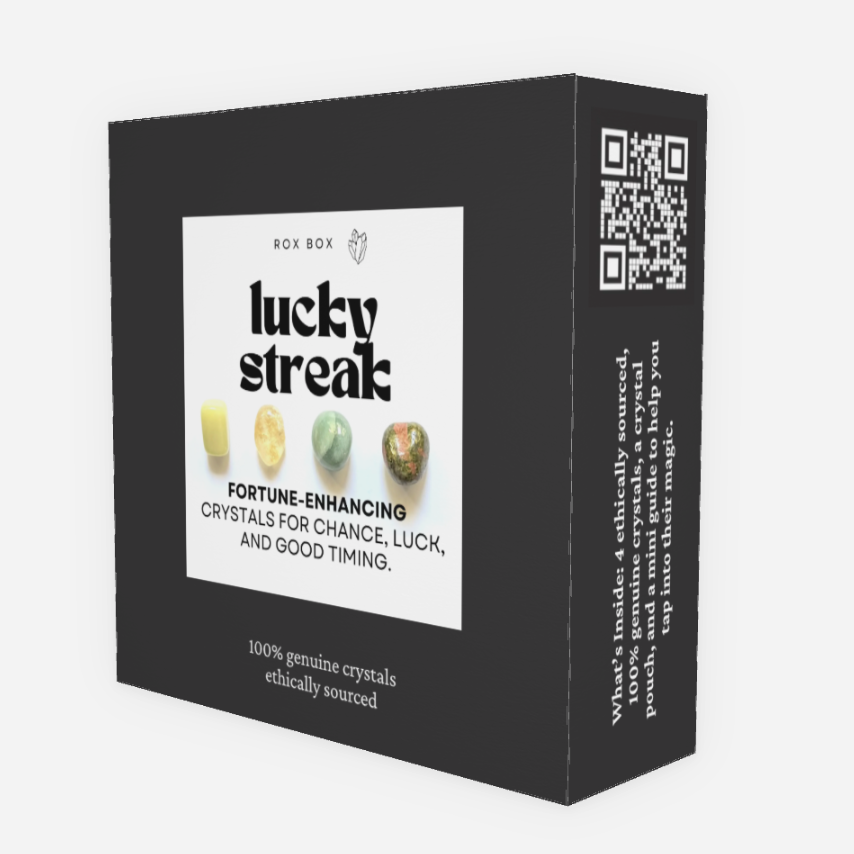 Lucky streak - crystals for good luck - fun cheeky gift