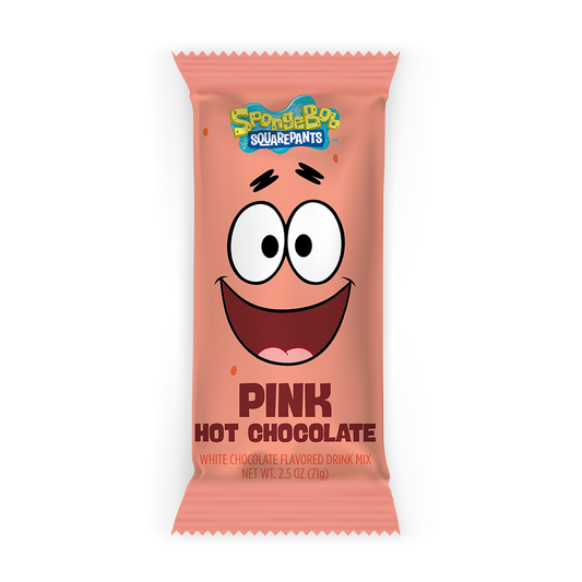Patrick Star Pink Colorful Hot Chocolate (2.5oz Pouches)