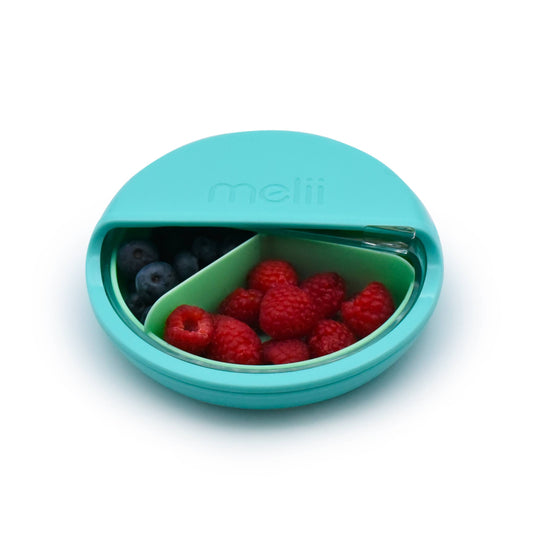 Spin Snack Container, Food Storage for Kids, 3 Compartments