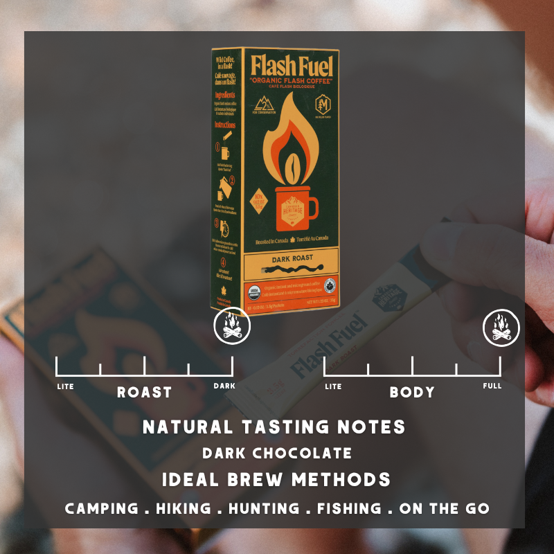 Flash Fuel Organic Instant Coffee - Dark Roast