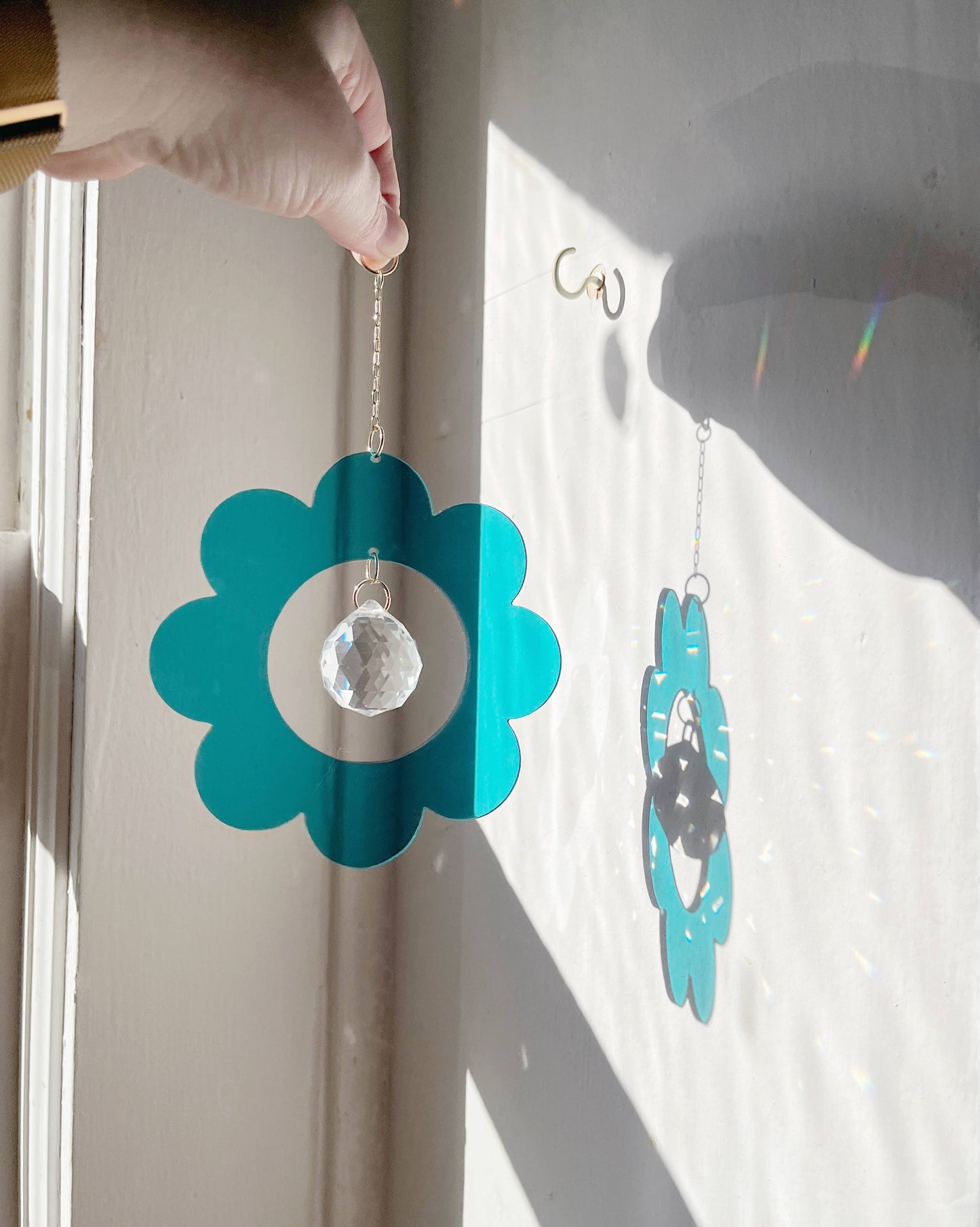 Retro Flower Sun Catcher