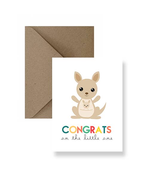 Congrats On The Little One Baby Card