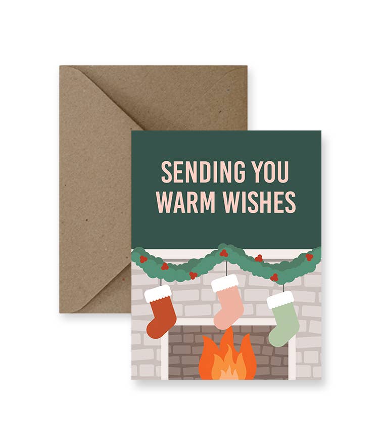 Sending You Warm Wishes Holiday Card