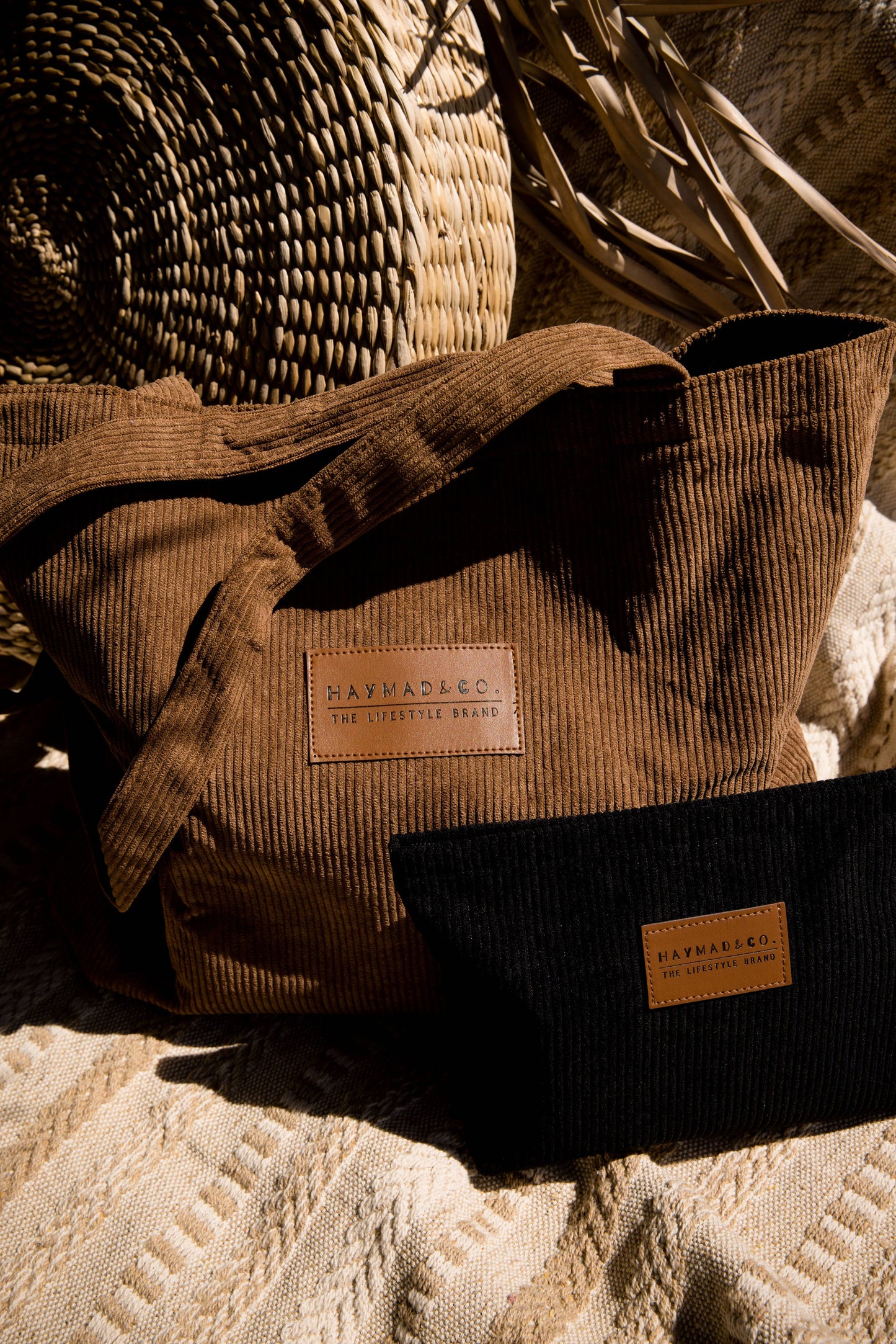 The Corduroy Tote in Brown