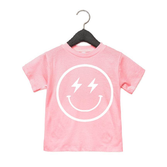 Lightning Smiley Face Tee