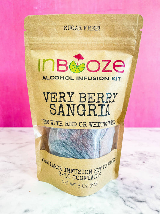 InBooze Very Berry Sangria Alcohol Infusion Cocktail Kit
