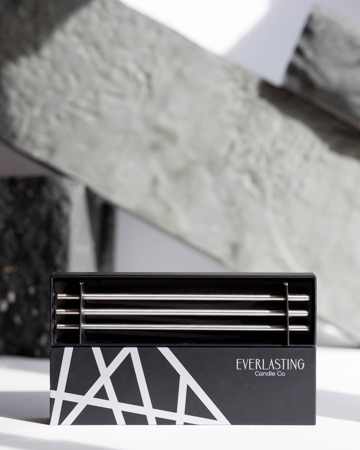 Silver Everlasting Candles [x1 Pack]