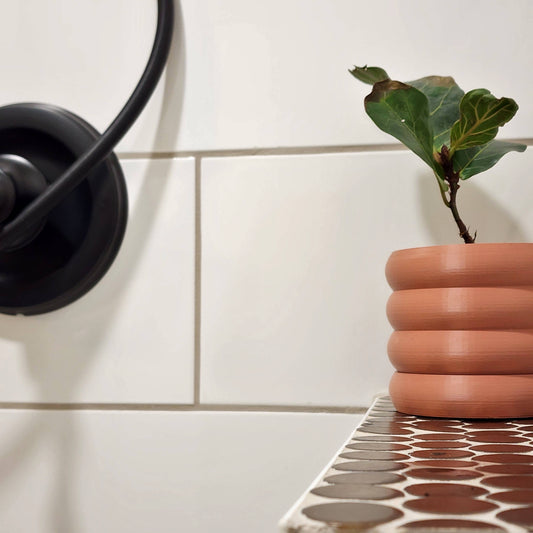 Planter - Jessica: Dark grey / 12"